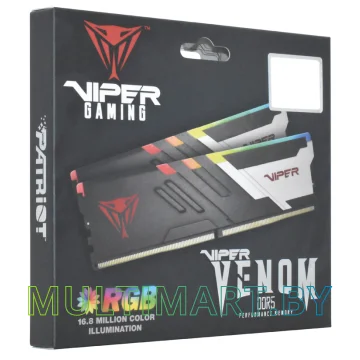 Оперативная память Patriot Viper Venom RGB 2x16GB DDR5 PC5-48000 (PVVR532G600C30K) картинка 7